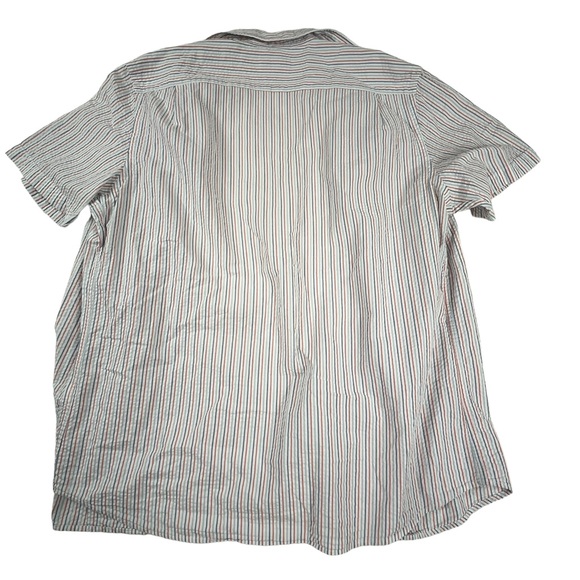 Southern Tide Striped Seersucker Short Sleeve Button Down Shirt Classic Fit L - Picture 2 of 4